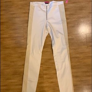 NEW Alice + Olivia Stone Leggings Leather Panels